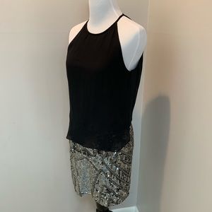 Parker Sequin Skirt Dress